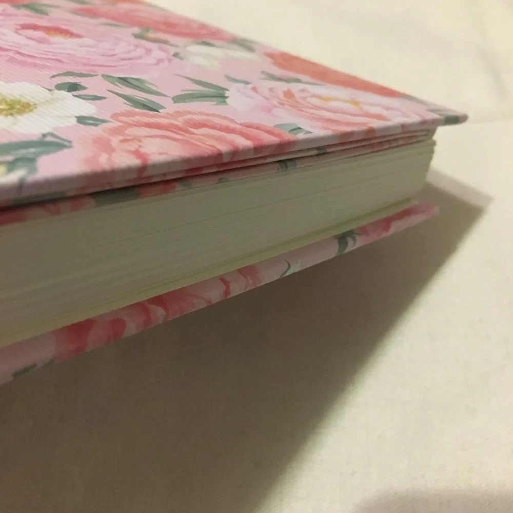 Floral Hardcover Spiral Notebook